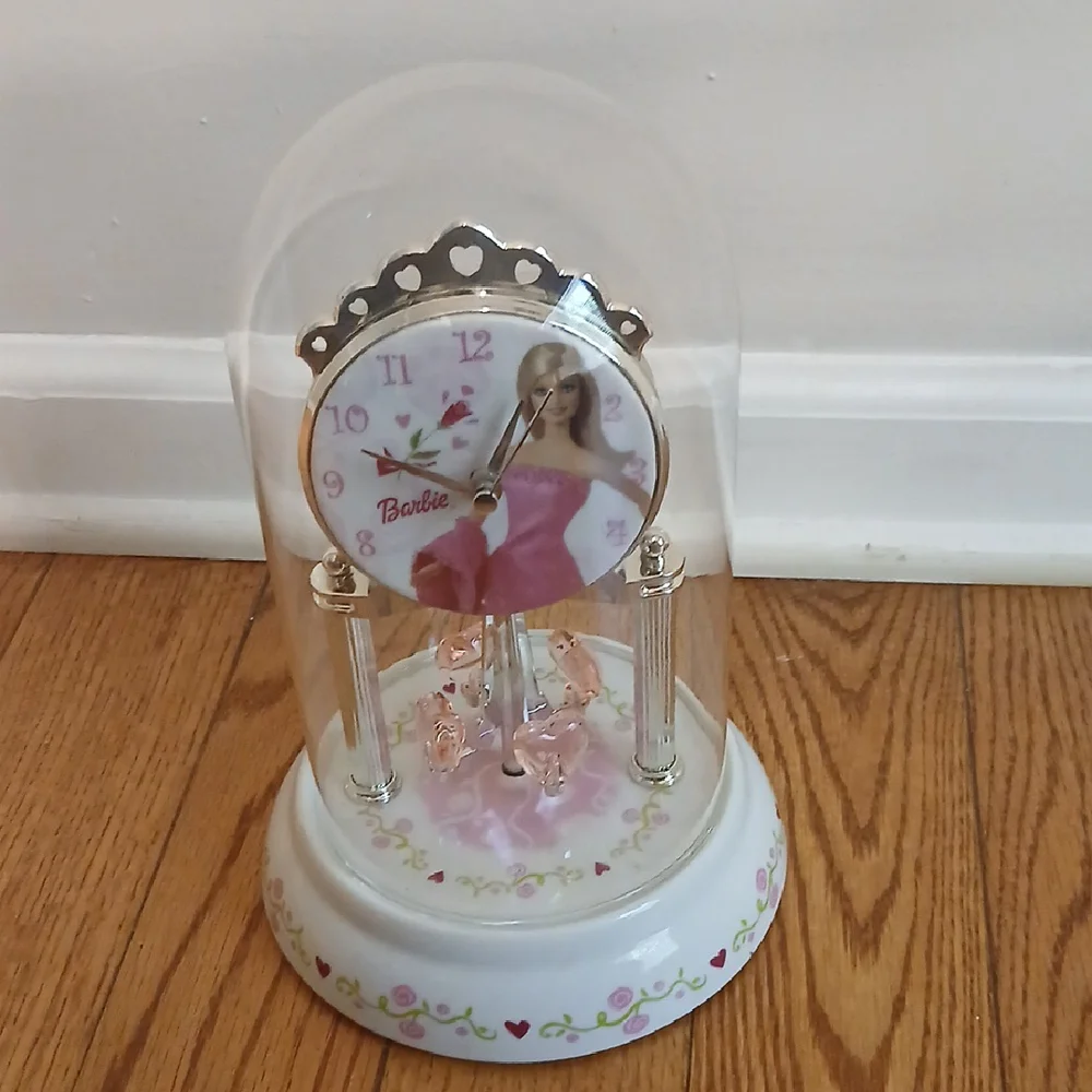 Barbie Anniversary Pendulum Dome Clock